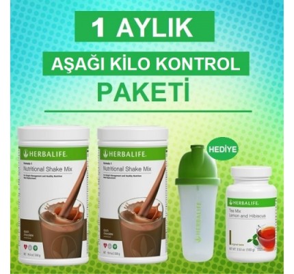 1 AYLIK HIZLI AŞAĞI KİLO KONTROL PAKETİ VİP